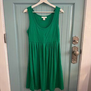 Lucy & Laurel Kelly Green Sleeveless Tank Dress – Rayon/Spandex Size L